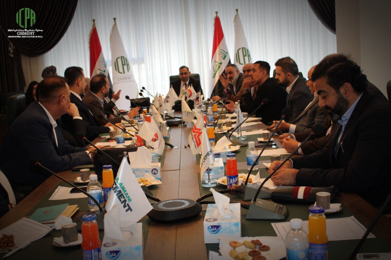 The Iraqi Cement Producers Association Holds Its First Board Meeting of 2026 Coinciding with the Opening of Its New Headquarters