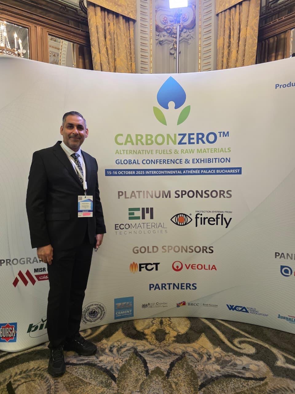 The Iraqi Cement Manufacturers Association participates in the CarbonZero 2025 Global Conference and Exhibition: Carbon Neutrality: Alternative Fuels and Raw Materials.